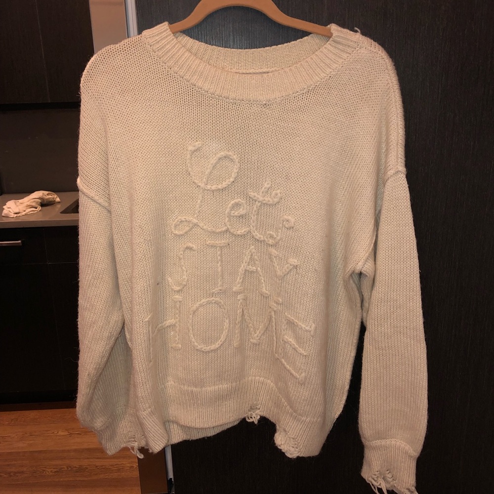 Wildfox cozy knit sweater (very gently worn)